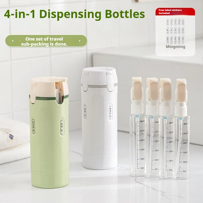 4 in 1 Travel Soap Bottle